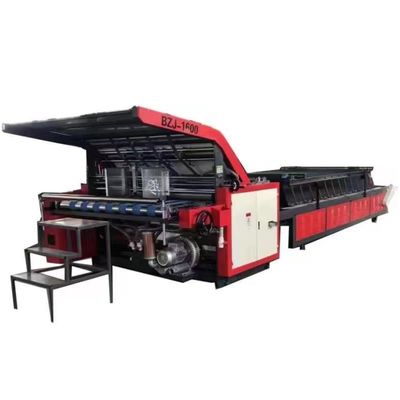 Μεγάλη ταχύτητα 1300mm 3 στρώματα κυματοειδής χαρτόνι αυτόματη μηχανή λαμινισμού για ρούχα