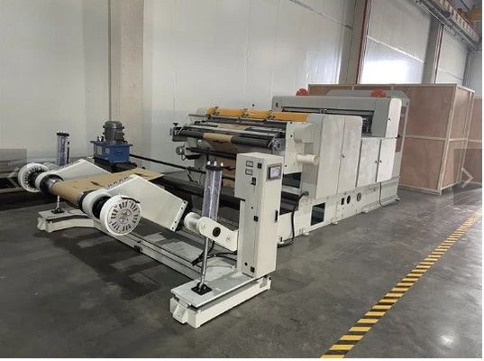 220V τάση αυτόματη εξυπηρέτηση ακρίβειας περιστροφικό μαχαίρι ρολό σε φύλλο κόψιμο Offset