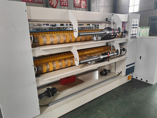 Nc Cut Off Helical Knife Machine για 3/5/7 Ply κυματοειδές χαρτόνι 6000mm μήκος τροχιάς