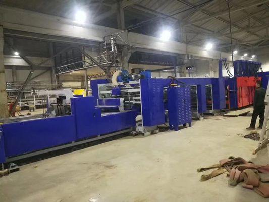 2500 KG Hebei Liheng Πλήρως αυτόματη ηλεκτρονική εκτύπωση Flexo Slotting Die Cutter με ηλεκτρονικό φάκελο Gluer Bundler Machine