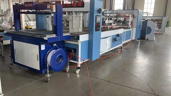 30-150 mm εύρος απόστασης καρφιάς αυτόματη συσκευή συγκόλλησης διπλώματος για κυματισμένα κουτιά από χαρτόνια