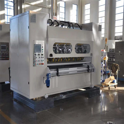 Μηχανή σχηματισμού χαρτιού Nc Thin Blade Slitter Scorer With Stacker Machine για κυματοειδή