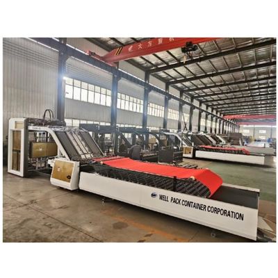 Αυτόματη μηχανή laminator κυματοειδούς χαρτονιού φλάουτα με τις απαιτήσεις του πελάτη