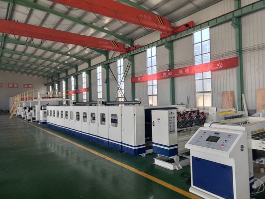 4500 KG Υψηλής Ταχύτητας Τριπλάσια Επαγγελματική Γραμμή Παραγωγής Κάρτον για Επιτυχή Συσκευασία