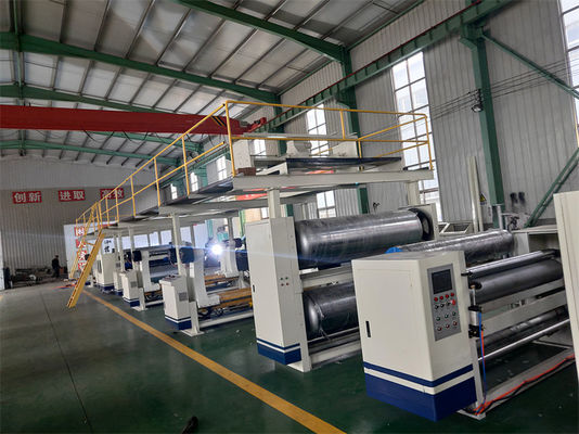 4500 KG Γραμμή παραγωγής κυματοειδούς χαρτονιού 3/5/7 στρωμάτων για εξοπλισμό κυματοειδούς χαρτονιού