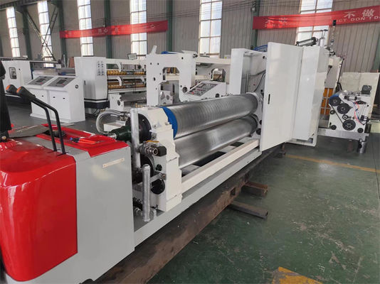 6500 KG μονοπρόσωπος κυματοειδής ρολ χαρτιού Kraft B E F φλάουτο μονοπρόσωπος κυματοειδής μηχανή