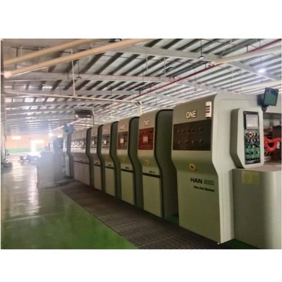 Επαγγελματική μακρά διάρκεια ζωής Flexo τεσσάρων χρωμάτων εκτύπωση Slotting πεθαίνει κόψιμο μηχανή
