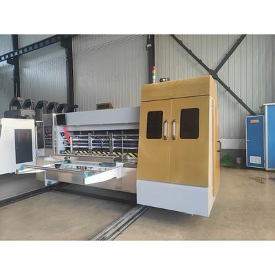1000 KG βάρος υψηλής ταχύτητας Flexo εκτύπωση Slotter Die Cutter Machine 4 χρώματα για αγροκτήματα