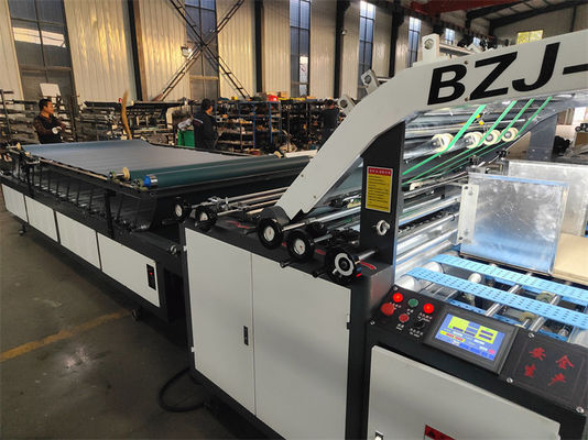 Ημι αυτόματη μηχανή laminating φλάουτα για κυματοειδής εκτύπωση κουτί Slotting κόψιμο πετσέτας