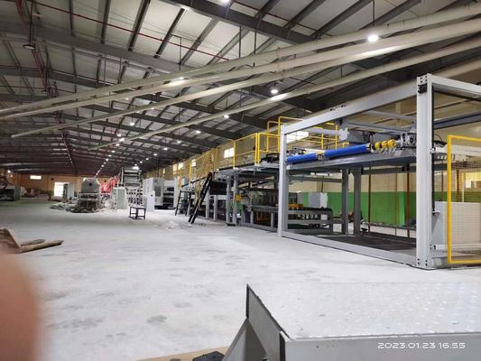 3/5/7/ ply Automatic κυματοειδής κυματοειδής χαρτόνι εργοστάσιο παραγωγής γραμμής