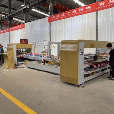 Αυτόματη Flexo Folder Gluer Μηχανή για APPAREL κουτί χαρτονιού κάνοντας την ζήτηση των πελατών