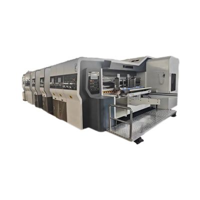5000 KG χωρητικότητα πλήρως αυτόματη κυματοειδής χαρτόνι Die Cutting Flexo εκτυπωτική μηχανή