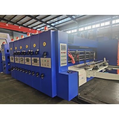 Αυτοματοποιημένη γραμμή εκτύπωσης Flexor Slotting Rotary Die Cutting Gluer για λιανική πώληση