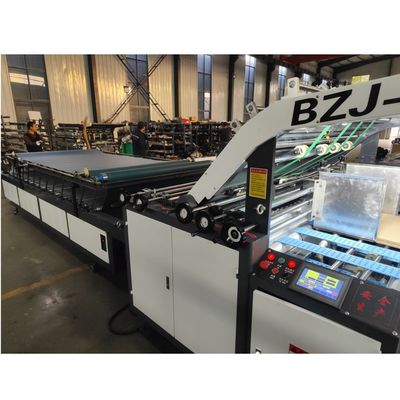 Ηλεκτρονική μηχανή laminating με φλάουτα υψηλής παραγωγικότητας για την κατασκευή πολυδιάστατων κουτών