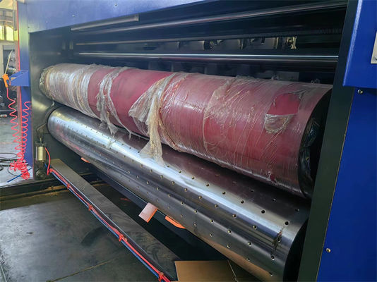 ταχύτητα Flexo εκτύπωση Slotting Die-cutting Machine για τη λιανική συσκευασία ZYKM 1228 σειρά