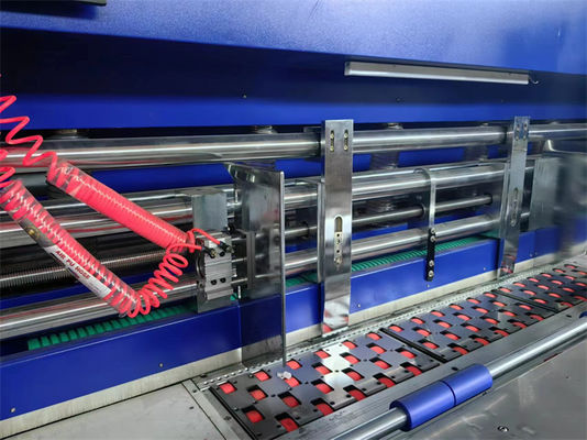 ταχύτητα Flexo εκτύπωση Slotting Die-cutting Machine για τη λιανική συσκευασία ZYKM 1228 σειρά