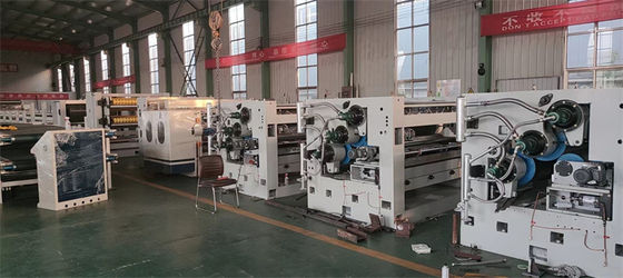 LiHeng 5 Ply Καρτόνι κατασκευής μηχανή αυτόματη κυματοειδή χαρτόνι γραμμή παραγωγής 4500 KG
