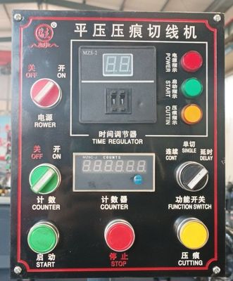 5.5kw αυτόματη μηχανή κοπής και σπασμού για την παρασκευή κιβωτίων πίτσας