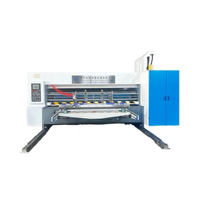 Βιομηχανική αυτόματη μηχανή Flexo εκτύπωσης Slotting Die-cutting για μακρά διάρκεια ζωής
