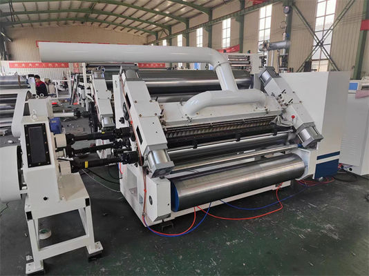 6500 KG Μηχανή κυματοειδούς τύπου χωρίς δάχτυλα για κυματοειδές χαρτί