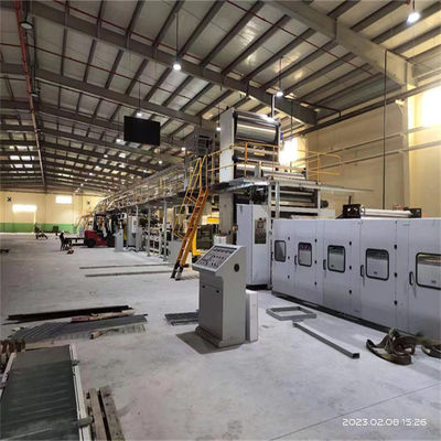 4500 KG 5 Ply 7 Ply Καρτόνι κυματοειδής γραμμή παραγωγής με υλικά