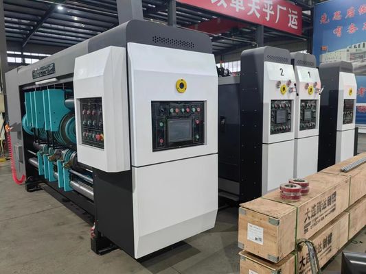 Μηχανή εκτύπωσης Flexo με 6 χρώματα για εξαγωγέα χαρτοκιβωτίων