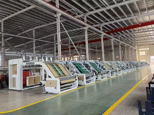 ταχύτητα Ημιαυτόματος λαμινατήρας φλάουτας για κυματοειδή χαρτόνια
