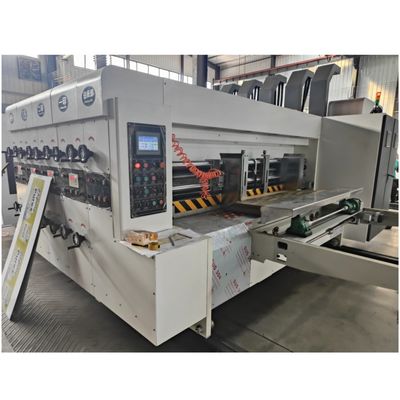 ακρίβεια 4 Color Flexo Τυπογραφική Μηχανή Τυπογραφία Καρτόνι Τυπογραφία Slotting Τεχνή Τεχνή Τεχνή