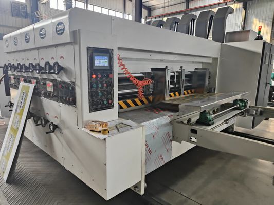 5000 KG Liheng Flexo κυματοειδής Pissa Καρτόνι Κουτί εκτύπωση Slotting Die Κόψιμο Gluer φάκελο δημιουργώντας σύνδεση γραμμής Μηχανή