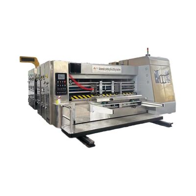 Αυτοματοποιημένη εκτύπωση Flexo Slotting Die Cutting κυματοειδής κουτί από χαρτόνι