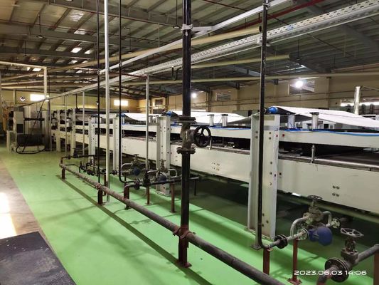 4500 KG 3 Πλάι 5 στρώσεις κυματοειδής χαρτόνι κατασκευής μηχανή / κυματοειδής χαρτόνι γραμμή παραγωγής