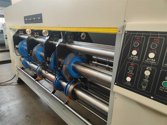 Μηχανή εκτύπωσης Flexo 6 χρωμάτων για εργοστάσια επισκευής μηχανημάτων 200pcs/min Ταχύτητα σχεδιασμού Εύκολη