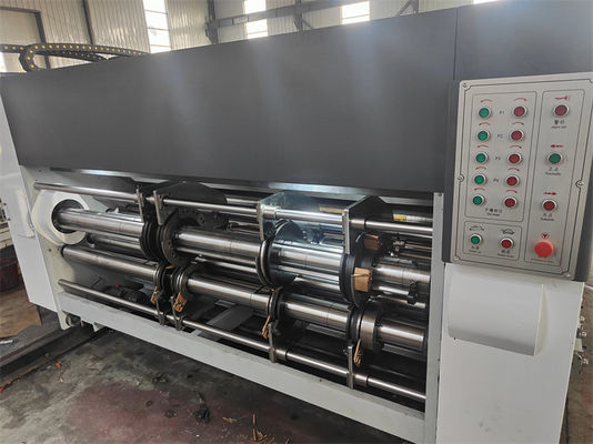 Τροφίμων κατάστημα εκτύπωση χαρτόνι Slotting die-cutting μηχανή με Stacker σε ανταγωνιστική