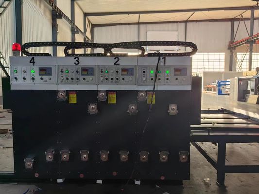 2 Χρωματική Flexo εκτυπωτής Slotter Die Cutter Μηχανή για το αίτημα του πελάτη στο κατάστημα τροφίμων