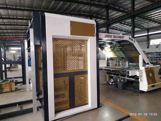 Μέγιστη ταχύτητα 6000 φύλλα/ώρα Φλάουτα λαμινατήρα Αυτοματοποιημένη τροφοδοσία κυματοειδής χαρτί χαρτόνι Καρτόνι κουτί κατασκευής μηχανή