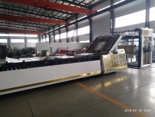 Μηχανή laminating φλάουτο για κυματισμένο κουτί χαρτόνι χαρτόνι Καρτόνι κάνοντας ιδανικό