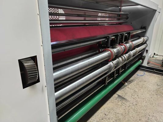 Μηχανή εκτύπωσης και κοπής χαρτιού Kraft Flexo για την παραγωγή κυματοειδούς χαρτονιού