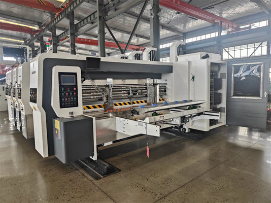 Liheng Inline Flexo εκτύπωση Slotting Die-cutting Machine για κυματισμένη τάση 380