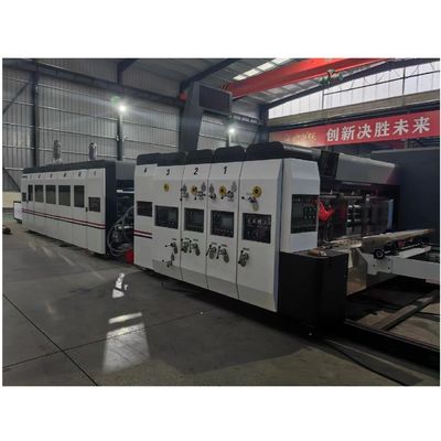 380V Rinter Slotter Die Cutter Machine για κουτιά με αυτόματο βαθμό αυτόματο