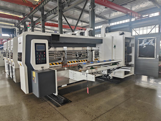 380V Rinter Slotter Die Cutter Machine για κουτιά με αυτόματο βαθμό αυτόματο