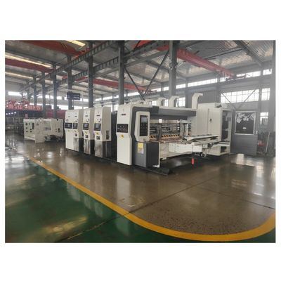 380V αυτόματη ταχύτητα Flexo εκτύπωση Slotting Die-cutting Machine για τα καταστήματα ένδυσης