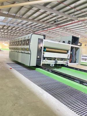 18000 KG άμεση αλυσίδα τροφοδοσίας κυματοειδής χαρτόνι εκτύπωση Slotting πεθαίνει μηχανή κοπής
