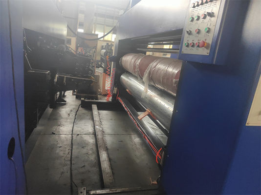 Υψηλής ταχύτητας εκτυπωτής Flexo Slotter Die Cutting Carton εκτυπωτική μηχανή για 18000 KG