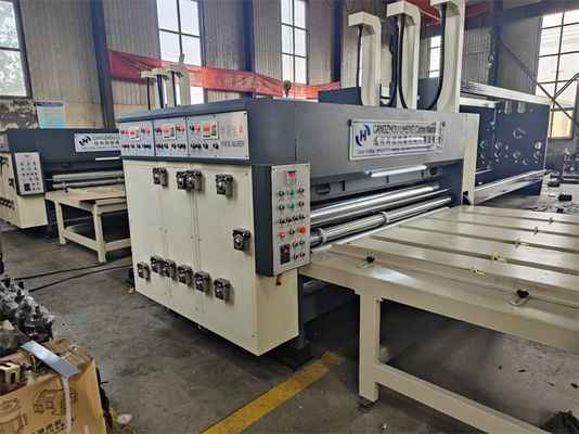 AC380V ημιαυτόματος Δύο χρώματα Flexo εκτυπωτής Die Cutter Flexographic εκτυπωτική μηχανή 1700 KG