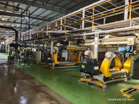 3/5/7ply στρώση αυτόματη χαρτόνια κιβώτια γραμμή παραγωγής κυματοειδής χαρτόνια εργοστάσιο