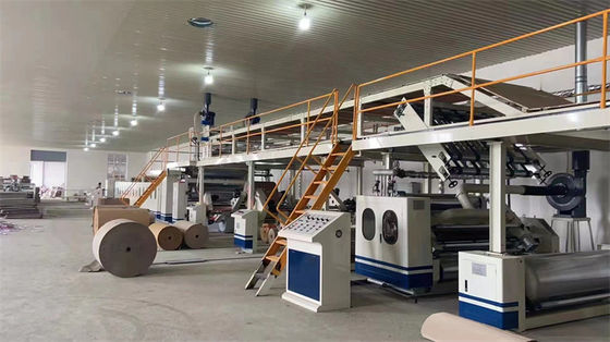 Αυτοματοποιημένη γραμμή παραγωγής κυματοειδούς χαρτονιού για μηχανή σχηματισμού χαρτιού