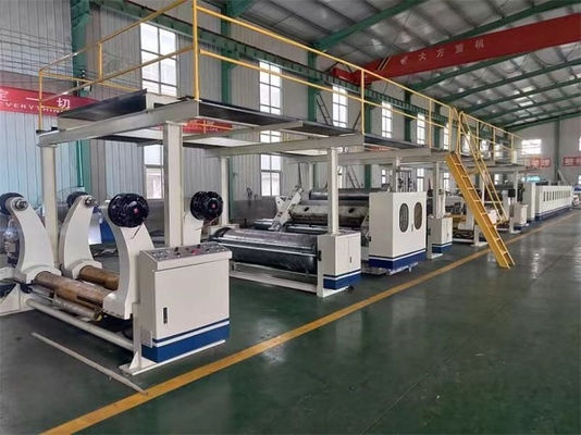 4500 KG Πλήρως αυτόματη υψηλής ταχύτητας μηχανή παραγωγής κυματοειδούς χαρτονιού 3/5/7