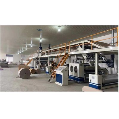 380V 3/5/7/Plys αυτόματη κυματοειδής κυματοειδής εργοστάσιο παραγωγής χαρτονιού